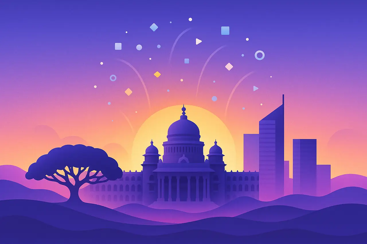 Bengaluru skyline — where DoerDo is built
